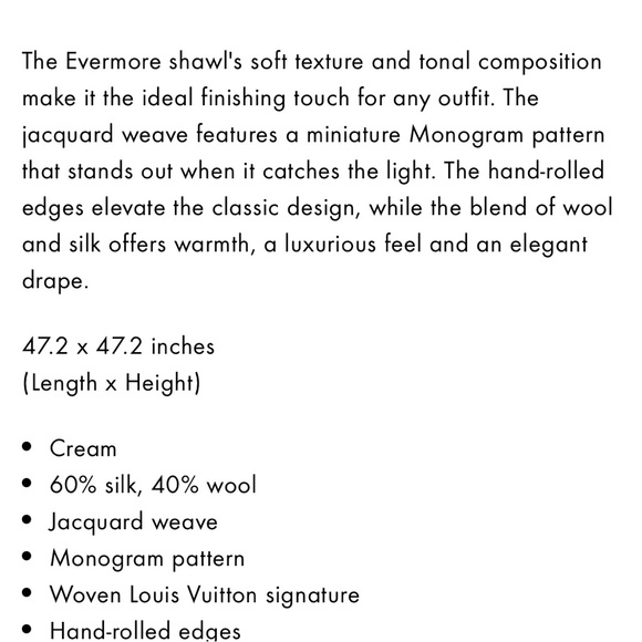 Louis Vuitton Monogram Shawl - Picture 4 of 6